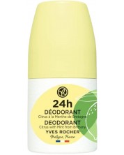 Yves Rocher Bain Nature Рол-он дезодорант 24H, лимон и мента, 50 ml -1