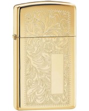 Запалка Zippo Slim - Venetian Polished Brass