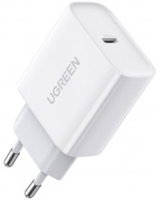 Зарядно устройство Ugreen - PD, USB-C, 20W, бяло -1