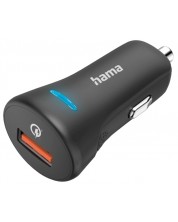 Зарядно за кола Hama - 201633, USB-A, 19.5W, черно -1