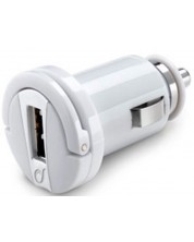 Зарядно за кола Cellularline - 3059, USB-A, 10W, бяло -1