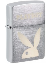 Запалка Zippo - Playboy Brushed Chrome