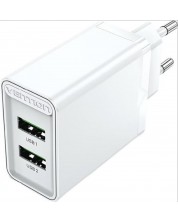 Зарядно устройство Vention - FBAW0, USB-A, 18W, бяло