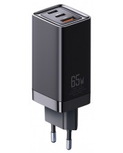 Зарядно устройство Xmart - 12723, USB-A/C, 65W, черно
