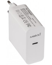 Зарядно устройство Makki - GN65W FC, USB-C, 65W, бяло
