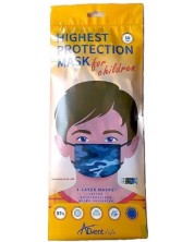 Защитни трислойни маски за деца, 3 броя, Advent Life