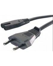 Захранващ кабел Vivanco -  Europlug/2pin IEC320 C7, 1.25m, черен -1