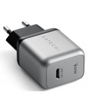 Зарядно устройство Satechi - Wall Charger, USB-C, 20W, сиво