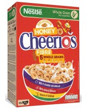 Зърнена закуска Nestle - Cheerios, с мед, 375 g -1