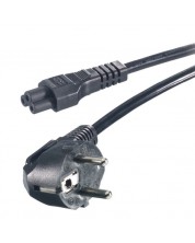 Захранващ кабел Vivanco - 45484, 1.8m, черен -1