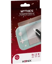 Защитно стъкло Konix - Mythics 9H Tempered Glass Protector, 2 бр. (Nintendo Switch Lite) -1