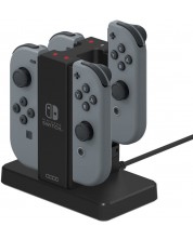 Докинг зарядна станция HORI - Joy-Con, черна (Nintendo Switch)