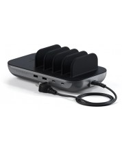 Зарядна станция Satechi - Dock5 Multi Device Charging, USB-A/C, черна