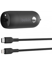Зарядно за кола Belkin - Boost Charge, USB-C, 30W, черно -1