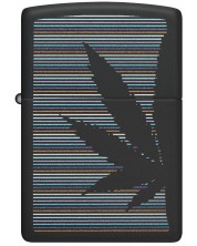 Запалка Zippo - Cannabis Design, Black -1