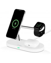 Зарядна станция ttec - AirCharger Quattro, Apple 4in1, MagSafe, бяла