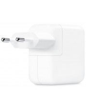 Зарядно устройство Apple - Dual Port Power Adapter, USB-C, 35W, бяло