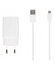 Зарядно устройство Vivanco - 62222, USB-A, 15W, бяло
