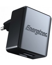 Зарядно устройство Energizer - A12EU, USB-A, 12W, черно
