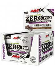 Zero Pro Sachets Box, шоколад, 20 сашета x 35 g, Amix -1