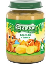 Зеленчуково пюре Bebelan Puree - Картофи с тиква, 190 g -1