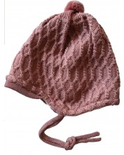 Зимна шапка Maximo - Фигурална, тъмнорозова -1