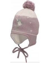Зимна бебешка шапка Sterntaler - С еленче, 49 cm, 12-18 месеца -1