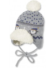 Зимна бебешка шапка Sterntaler - 39 cm, 3-4 месеца