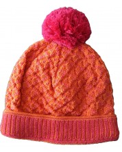 Зимна шапка с помпон Maximo - Оранжева -1