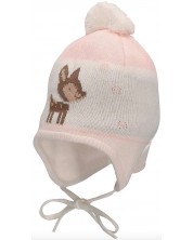 Зимна бебешка шапка Sterntaler - Бамби, 47 cm, 9-12 месеца