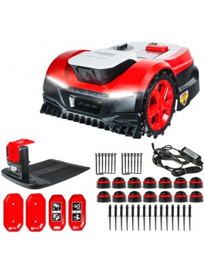 Акумулаторна косачка робот Raider - RD-RLM47, CAM 22 cm, 20V4Ah, Wi-Fi, 1200 m2
