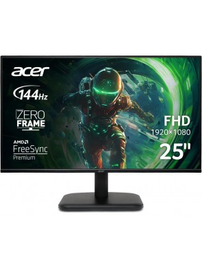 Гейминг монитор Acer - EK1 EK251QP6BI, 24.5'', FHD, IPS, 144Hz, 1ms