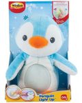 Плюшена играчка WinFun - Пингвин, син, със светлини и звуци - 2t