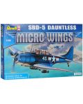 Сглобяем модел на военен самолет Revell Micro Wings - SBD-5 Dauntless (04934) - 1t