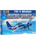 Сглобяем модел на военен самолет Revell Micro Wings - F4F-4 Wildcat (04933) - 1t