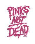 Тениска RockaCoca Pink's not dead, бяла, размер S - 2t