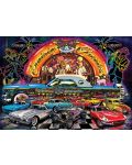 Неонов пъзел Art Puzzle от 1000 части - Класически автомобили, Луис Т. Джонсън - 3t