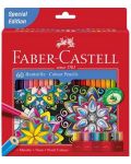Цветни моливи Faber-Castell - Замък, 60 броя - 1t