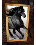Пъзел Art Puzzle от 1000 части - Черен кон, Ерен Малчок - 2t