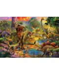 Пъзел Educa от 1000 части - Земя на динозаври - 1t