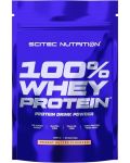 100% Whey Protein, фъстъчено масло, 1000 g, Scitec Nutrition - 1t