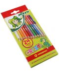 Цветни моливи JOLLY Crazy – Двустранни, 12 броя - 1t