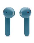 Безжични слушалки JBL - T220TWS, сини - 3t