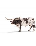 Фигурки Schleich от серията Животът във фермата:: Тексаски дългорог бик, пъстър - 1t