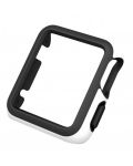 Калъф Speck - CandyShell Fit, Apple Watch 42 mm, черен/бял - 2t