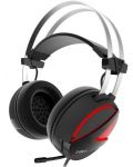 Гейминг слушалки Gamdias - Hebe E1, червени - 1t