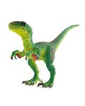 Фигурка Schleich от серията Динозаври: Велосираптор - зелен - 1t