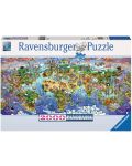 Панорамен пъзел Ravensburger от 2000 части - Чудесата на света, Мария Рабински - 1t
