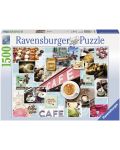 Пъзел Ravensburger от 1500 части - Кафе и торта - 1t