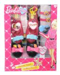 Комплект за дизайн HTI Barbie – Дизайнер на обувки, с два чифта чехлички - 1t